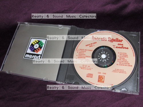 Antonio Aguilar Disco De Oro Vol1 Con Tambora Cd 95 Musart (Usado)