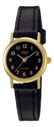 Reloj Casual Casio Ltp-1095q-1b Damas Correa De Cuero 30 M