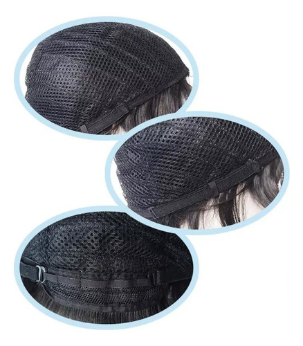Pelucas Tonos Simil Natural Ondas Sin Flequillo Tamaño De La Base 60cm Tono Rubio Claro 613