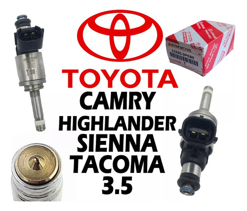 Inyector Gasolina Toyota Camry Highlander Sienna Tacoma 3.5
