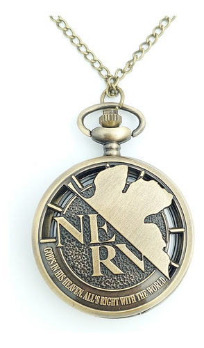 Reloj Collar Evangelion Nerv Anime De Colección