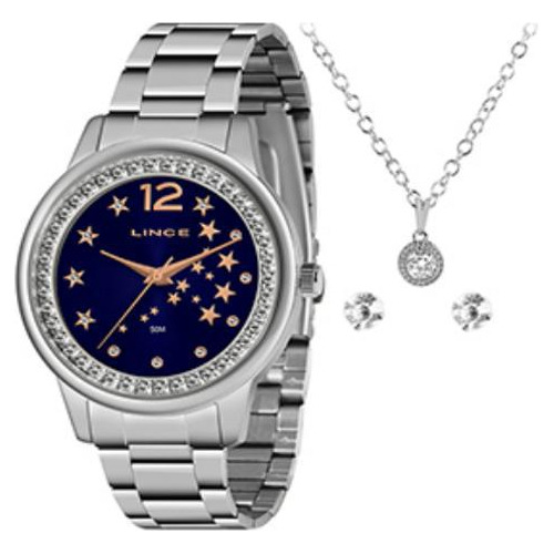 Kit Relógio Lince Feminino Quartz Ref.: Lrmj140l.kn60d2sx