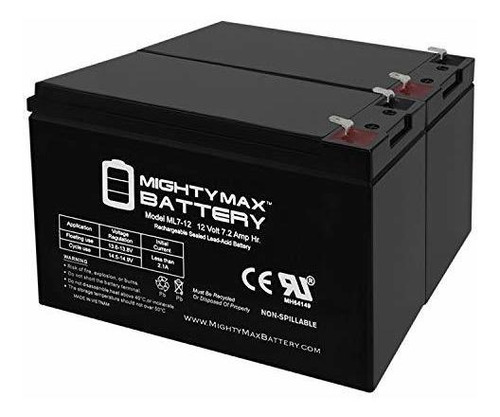 Batería De Alarma 12v 7ah - Pack 2