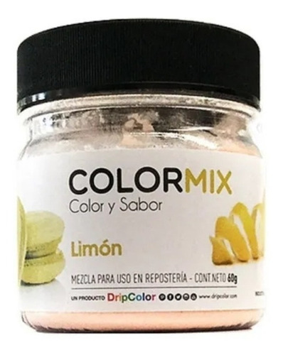 Imagen 1 de 4 de Colorante Polvo Comestible Color Mix Sabor Limon Gourmet 