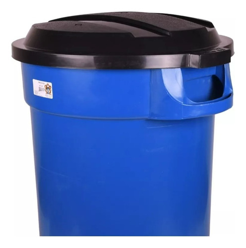 Contenedor Con Tapa 130 Lts C130tzk Kartell Uso Rudo Plastic