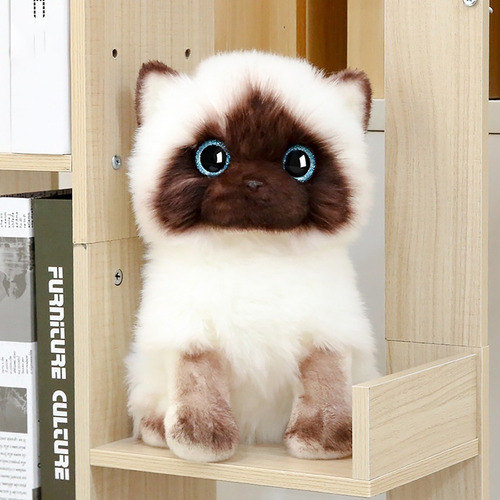 // M0r Plush Siamese Cat Dolls Ss Plush Toys