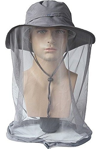 Luwint Mosquito Head Net Hat, Transpirable Sun Hat Beekeeper