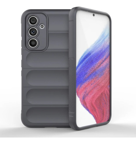 Funda Reforzada P/ Samsung S25/ S25 Plus/ S25 Ultra Gris Oscuro S25 Plus