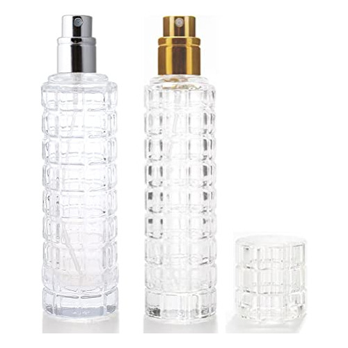 Enslz - Frasco Vacío De Vidrio Para Perfume, Atomizador Reca