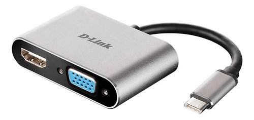 Cable Adaptador D-link Usb C A Hdmi Y Vga  Usb Tipo C 3.0 Th