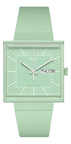 Reloj Swatch What If... Mint? De Silicona So34g701 Ss