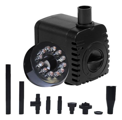 Bomba De 12 Luces Led Ip68 10w Con Bomba De Agua Sumergible