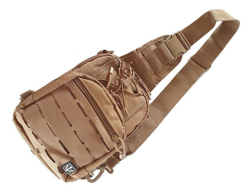 Bolsa De Ombro Courrier Evo Tactical Cor Tan