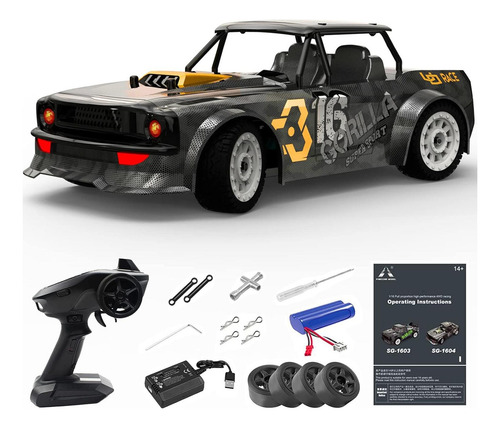 Coche Rc Drift Hitish 1/16 30km/h 4x4 Con Luces