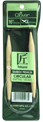 Aguja De Tejer Circular Clover Bamboo De 16 Pulgadas - ...