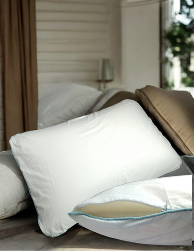 Almohada De Descanso Lunics Memory Foam Blanco +