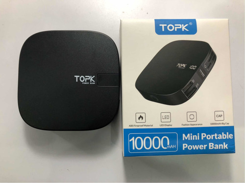 Power Bank 10.000 Mah Topk Original Somos Tienda Física
