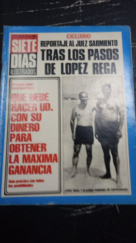 Siete Días 481 Sept 1976 López Rega Borges Lefebvre