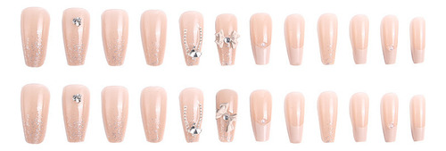 Uñas Postizas Pegamento De Uñas Postizas Decoradas Color Z261