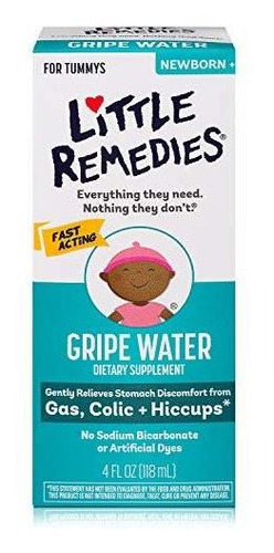 Aspirador Little Remedies Gripe Water-sin Alcohol, Bicarbona