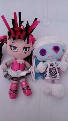 Monster High Muñecas De Tela -lote Con 4- (Usado)