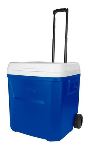 Hielera Igloo, 56 Litros / 90 Latas Con Ruedas Color Azul