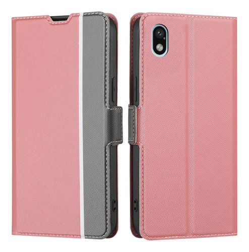 Twill Texture Leather Case For Sony Xperia Ace Iii