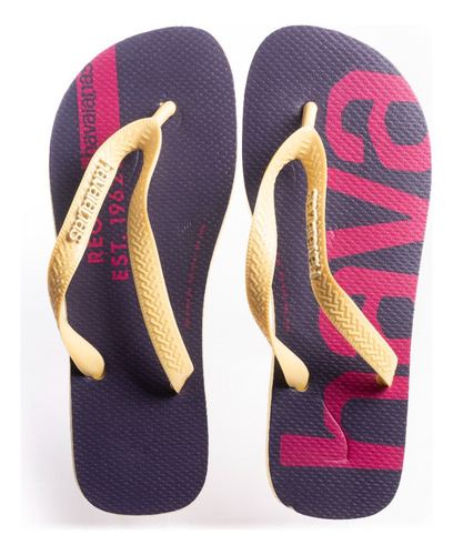 Ojotas Mujer Havaianas Original Top Logomania Talles 35 A 40