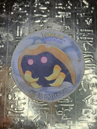 Pokemon Tazo Kabuto #140 Atrapalos Colección Nintendo 1998