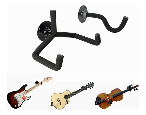 Soporte De Pared Ukulele / Bajo / Violín Montaje Slatw...