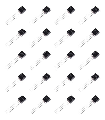 20 Peças Transistor Npn Bc548 Transistores Para Arduino Pic