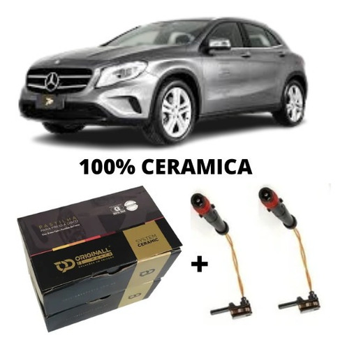 Pastilhas Freios Diant/tras+sensor Merc/a200 2017 2018 19