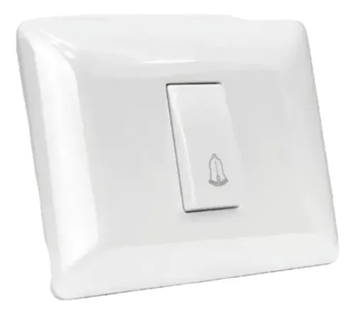 Pulsador Timbre 10a 220v Mtx Blanco 2941 Stanford