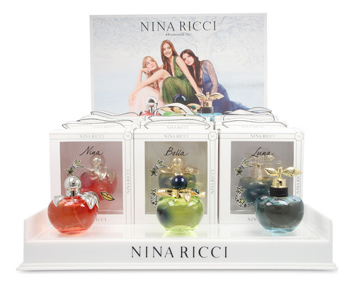 Paq. Nina Ricci 15pzs Bella 50ml Edt Spray 4pzs/ Nina 50ml E
