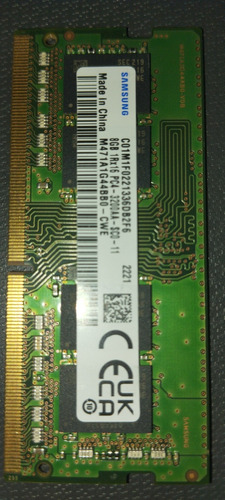 Memoria Ram 8gb Ddr4 Samsung Laptop 3200