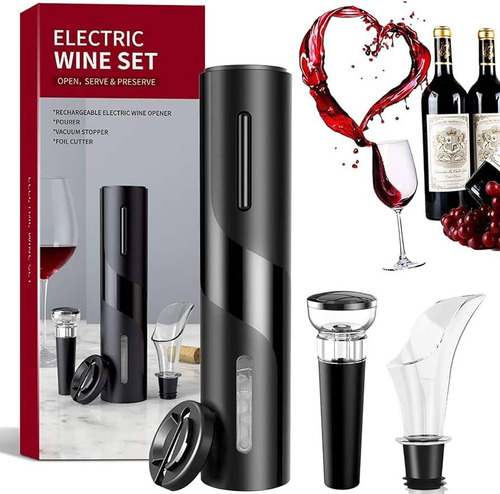 Destapador De Vinos Eléctrico Set X 4