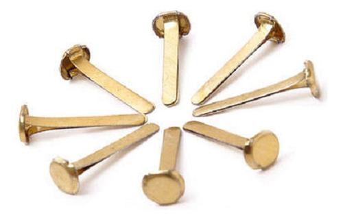 Broches Dorados Mariposa Nº4- 23mm- Caja X100 Unid Hm X 3un Color Dorado