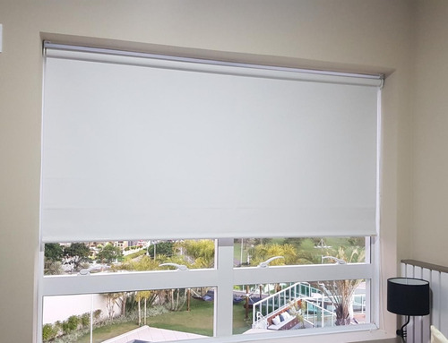 Cortina Rolo Blackout De Medida 2,00 Lx 0,80 A Blecaute Bege