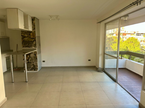 Estudio Con Terraza Vista 3 Cuadras Del Metro En Providencia