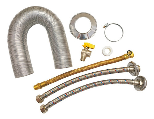 Kit Mangueira Aquecedor De Passagem Rinnai 32 L 2402 Glp