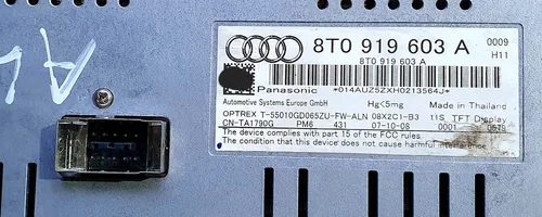Pantalla Multimedia Audi A4 A5 Q5 2008 A 2015. 8t0 919 603