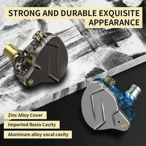 Auriculares In-ear Kz Zsn Pro 1ba+1dd Auriculares Con Cable