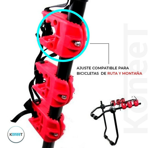 Imagen 6 de 10 de Soporte De Bicicleta Para Carro