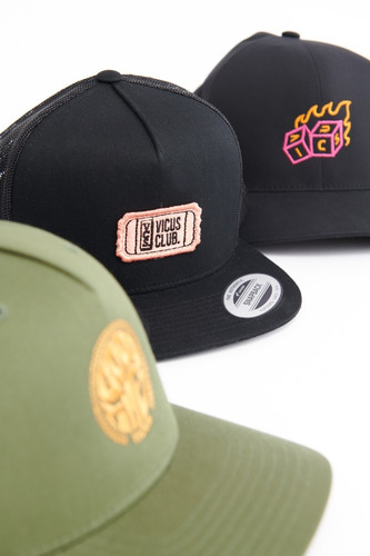 Imagen 6 de 10 de Gorra Cap Vicus Fire Negro