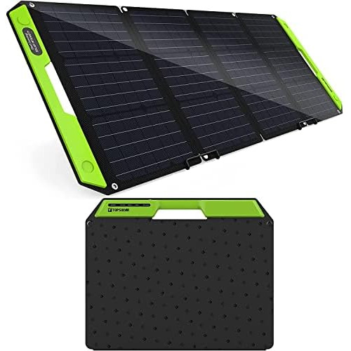 Solarfairy - Kit De Cargador De Panel Solar Plegable Po...