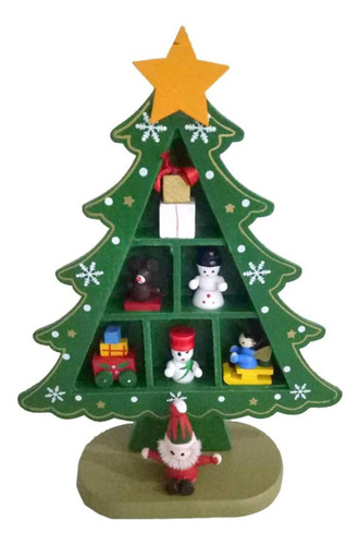 Árbol De Navidad De Madera De Mesa Exquisito Mini