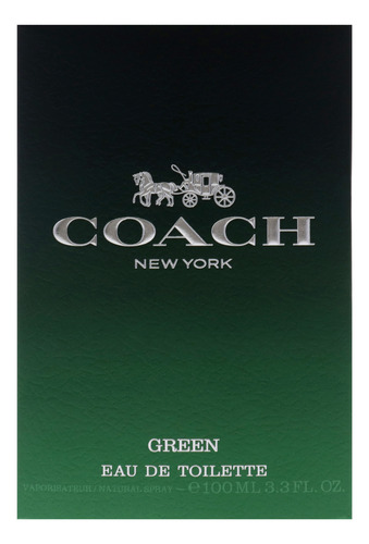 Perfume Coach Green Eau De Toilette 100 Ml Para Hombre