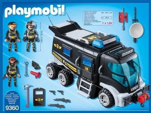 Camion policia playmobil new arrivals