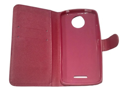 Funda Flip Cover Para Motorola C Plus Agenda Ejecutiva Libro