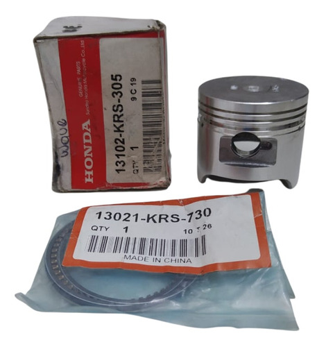 Piston Y Aros Originales Honda Wave (mod Viejo) En 0.25